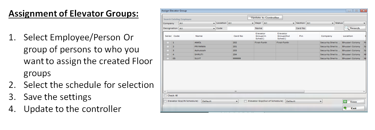 Elevator Access Control